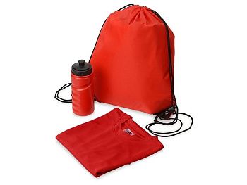 Спортивный набор "Simple wind", красный, XS