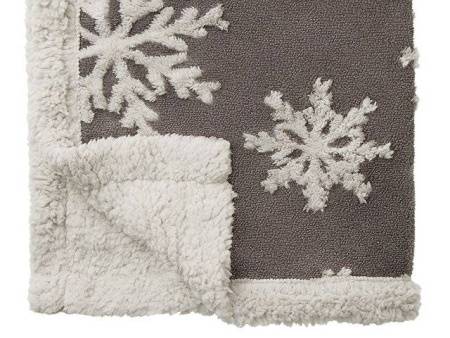 Плед Snowflake новогодний