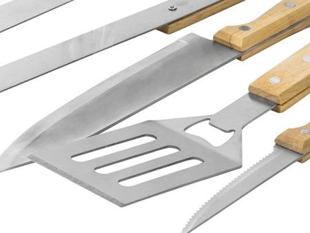 Набор для барбекю Terra из 6 предметов, с разделочной доской Набор для барбекю Terra из 6 предметов, с разделочной доской