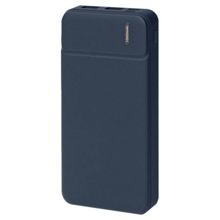 Универсальный аккумулятор OMG Flash 10 (10000 мАч) с подсветкой и soft touch,синий,13,7х6,87х1