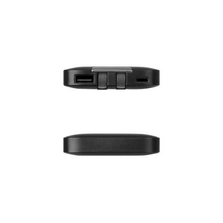 Внешний аккумулятор с подсветкой, Optima, 10000 mAh, черный