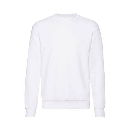 Толстовка мужская с начесом "Classic Set-In Sweat", белый_S, 80% х/б, 20% п/э