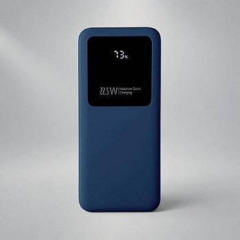 Внешний аккумулятор Kris soft touch, 10000mAh (Тёмно-синий)