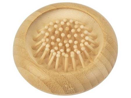 Расческа с зеркалом из бамбука "Daisy", натуральный