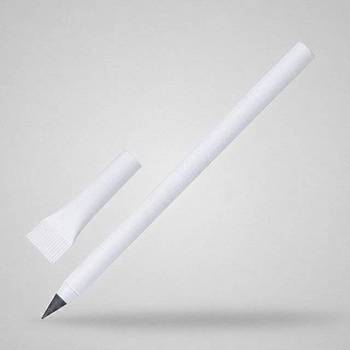 Вечный карандаш из переработанной бумаги "Recycled pencil", белый