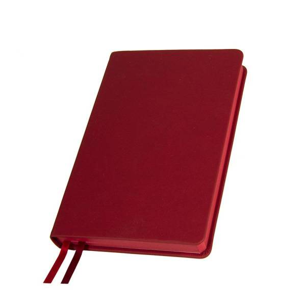 Ежедневник недатированный Softie, А5, бордовый, блок в клетку