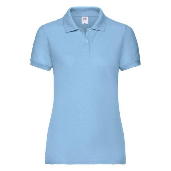 Поло "Lady-Fit 65/35 Polo", белый_XS, 65% п/э, 35% х/б