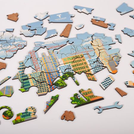 Пазлы корпоративные деревянные 297 X 210мм