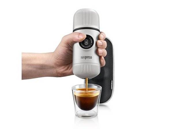 Ручная мини кофемашина «Nanopresso» + кейс для хранения