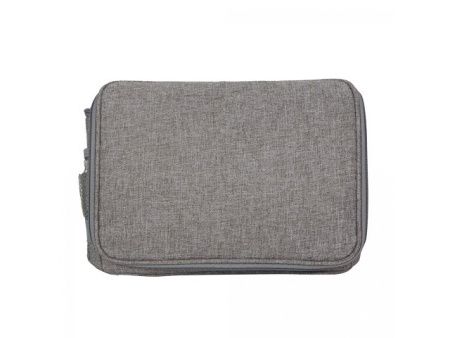 Изотермическая сумка-холодильник на 12 банок 0,5л, серый