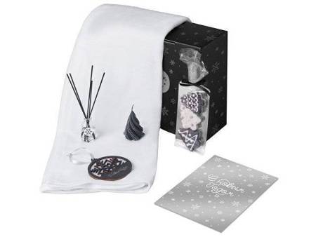 Подарочный набор «Re:Home» с пледом, свечой и диффузором