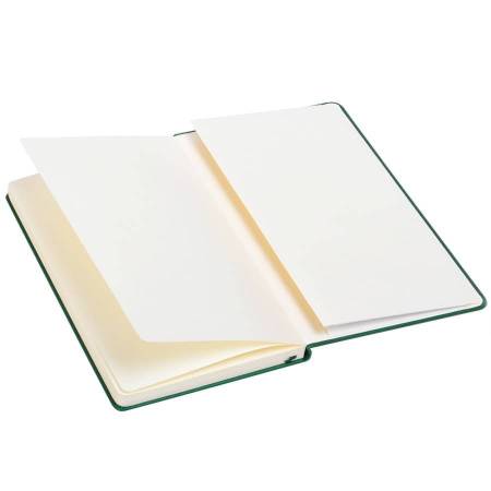 Блокнот "Casual", 90 ? 140 мм,   зеленый,  твердая обложка, резинка 7 мм, блок-клетка