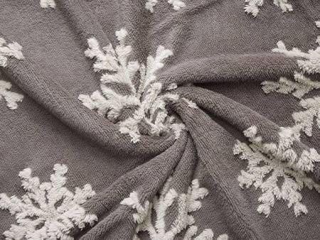 Плед Snowflake новогодний