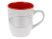 Кружка "Пинт", белый/красный