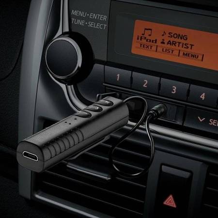 Bluetooth ресивер, BT 5.0, 90 мАч, черный, Deppa