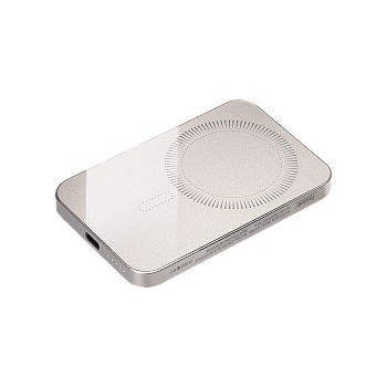 Внешний аккумулятор Artex PD 5000mAh с функцией беспроводной зарядки 15W, титановый Внешний аккумулятор Artex PD 5000mAh с функцией беспроводной зарядки 15W, титановый