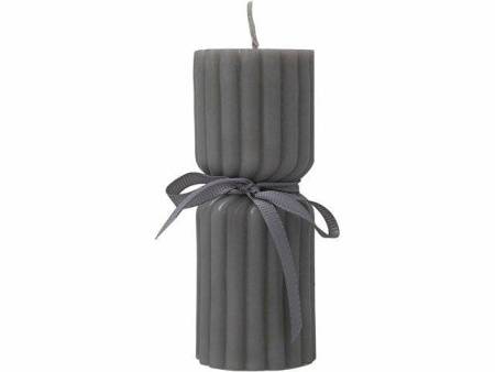 Набор свечей с гранями "Vela", темно-серый, белый