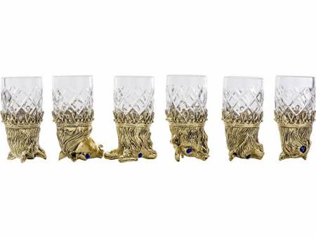 Подарочный набор "Русская охота", темно-коричневый/рыжий