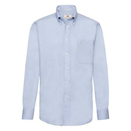Рубашка "Long Sleeve Oxford Shirt", белый_S, 70% х/б, 30% п/э Рубашка "Long Sleeve Oxford Shirt", белый_S, 70% х/б, 30% п/э