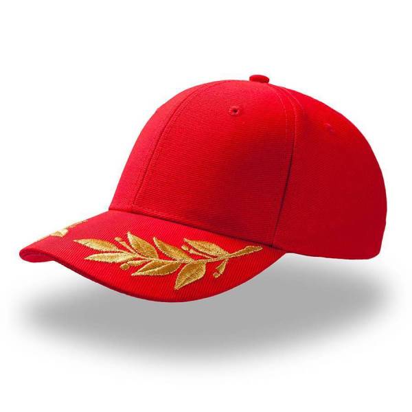 Бейсболка "WINNER", 6 клиньев, метал.застежка, красный, 100% хлопок