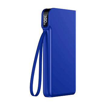 Внешний аккумулятор Cesare 10000 mAh, синий Внешний аккумулятор Cesare 10000 mAh, синий