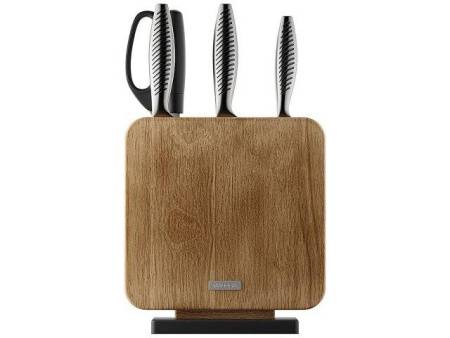 Набор кухонных ножей с блоком, NADOBA, серия VERA