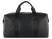 Сумка дорожная BUGATTI Elsa, чёрная, воловья кожа/полиэстер, 47х22х24 см