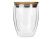 Стакан Valday с двойными стекнами и бамбуковой крышкой, 350 мл