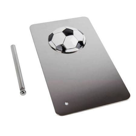 Плакетка наградная   "Футбол", металл, подарочная упаковка