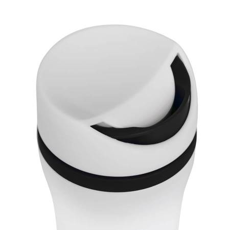 Термокружка вакуумная "Unique": стальная, 450 мл, черный