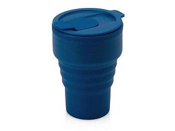 Силиконовый складной стакан "GoCup", индиго