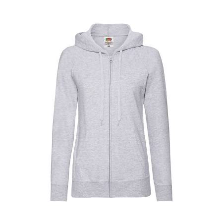 Толстовка без начеса "Ladies Lightweight Hooded Sweat", белый, XS, 80% х/б 20% полиэстер