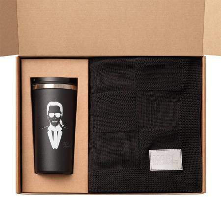 ДОП. ЛОЖЕМЕНТ для Palermo, крафт, в коробку 350*255*113 мм (набор термокружка + плед)