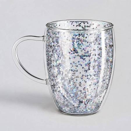 Кружка с двойными стенками с блестками «Festival»