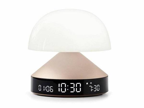 Светильник с часами и световым будильником Mina Sunrise
