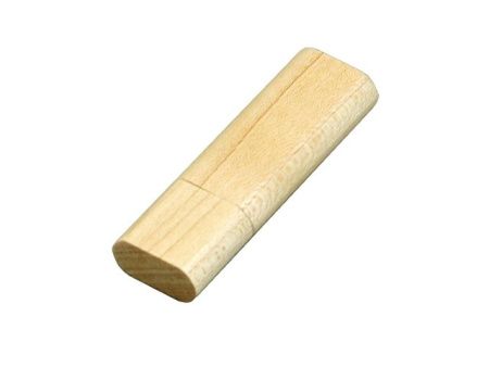 USB 2.0- флешка на 16 Гб эргономичной прямоугольной формы с округленными краями