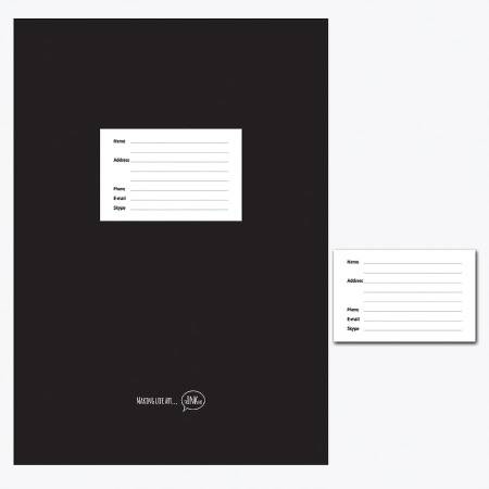 Бизнес-блокнот А5  "Elegance", серый  с зеленой вставкой, мягкая обложка,  в клетку