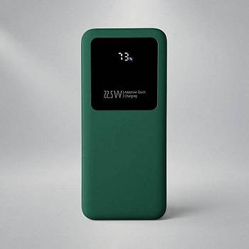 Внешний аккумулятор Kris soft touch, 10000mAh (Тёмно-зелёный)