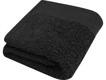 Хлопковое полотенце для ванной Chloe 30x50 см плотностью 550 г/м², черный