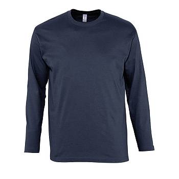 Футболка мужская с длинным рукавом MONARCH, темно-синий, 4XL, 100% хлопок, 150 г/м2 Футболка мужская с длинным рукавом MONARCH, темно-синий, 4XL, 100% хлопок, 150 г/м2