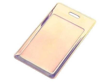 Чехол для пропуска переливающийся "Aurora", мультицвет