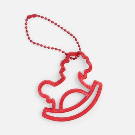 Подвеска «Лошадка-качалка», 3D-печать