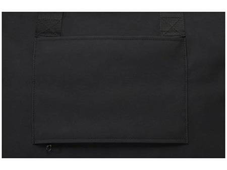 Спортивная сумка для ноутбука с диагональю экрана 15,6 дюйма Turner, изготовленная из переработанных материалов согласно стандарту GRS - сплошной черный