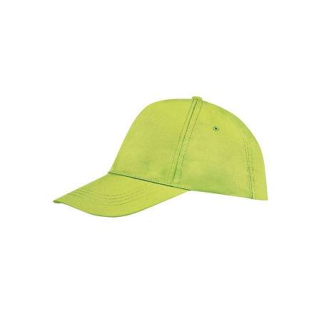 Бейсболка "BUZZ", 5 клиньев, застежка на липучке, белый, 100% хлопок