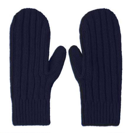 Варежки вязаные НАСВЯЗИ©, бежевый меланж, 30% шерсть