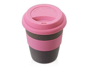 Стакан с силиконовой крышкой "Cafe", dust pink