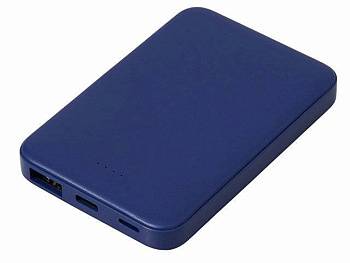 Внешний аккумулятор «Simp», 5000 мАч, темно-синий