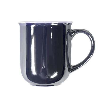 Кружка PERLA, жемчужный с белым, 350мл