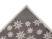 Плед Snowflake новогодний