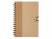 Крафтовый блокнот А5 в твердой обложке "Saharan Cypress", 80 листов 70 гр/м2 бумаги, натуральный